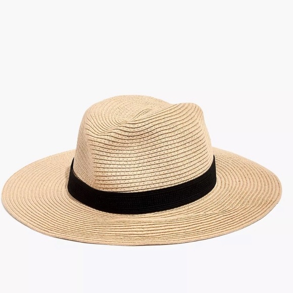 Madewell Packable Mesa Straw Hat Size Medium/Large - Picture 1 of 5